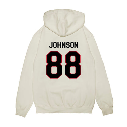 Georgia - NCAA Football : Nasir Johnson - We're In Premium Hooded Sweatshirt-1