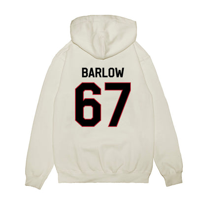 Georgia - NCAA Football : Clinton Barlow - We're In Premium Hooded Sweatshirt-1