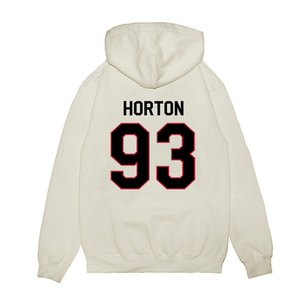 Georgia - NCAA Football : Carter Horton - We're In Premium Hooded Sweatshirt-1