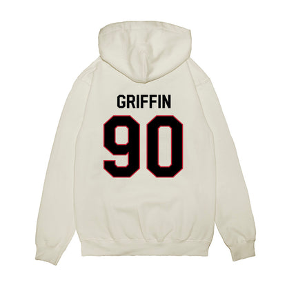 Georgia - NCAA Football : Elijah Griffin - We're In Premium Hooded Sweatshirt-1