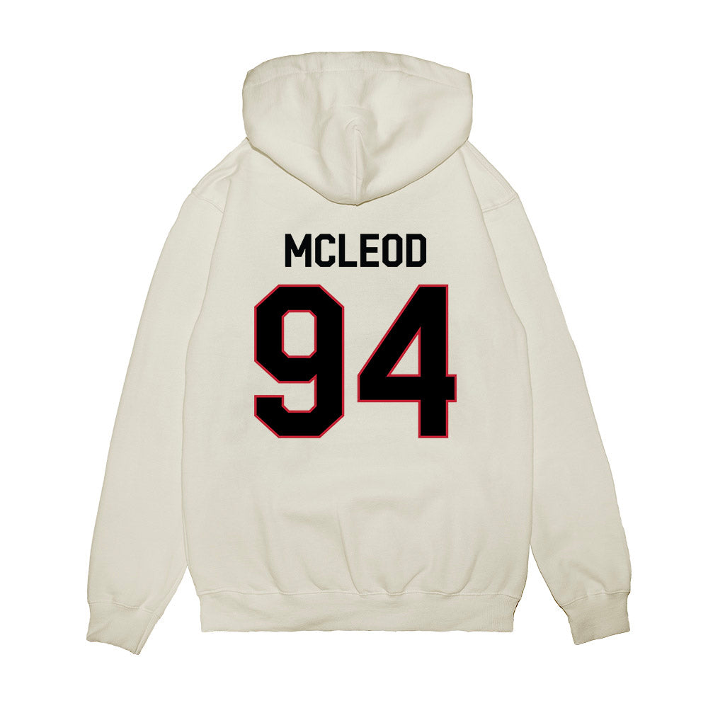 Georgia - NCAA Football : Xzavier McLeod - We're In Premium Hooded Sweatshirt-1