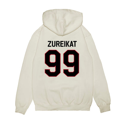 Georgia - NCAA Football : Harran Zureikat - We're In Premium Hooded Sweatshirt-1