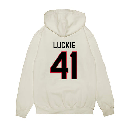 Georgia - NCAA Football : Carter Luckie - We're In Premium Hooded Sweatshirt-1