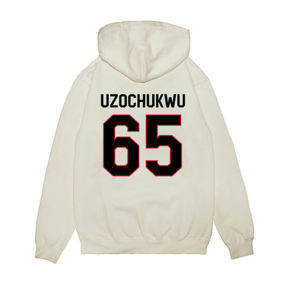 Georgia - NCAA Football : Dennis Uzochukwu - We're In Premium Hooded Sweatshirt-1