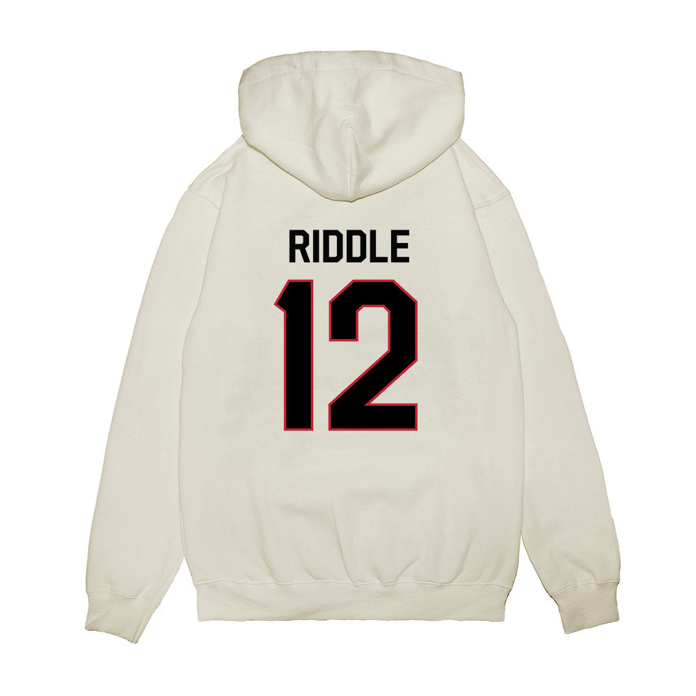 Georgia - NCAA Football : Ja Marley Riddle - We're In Premium Hooded Sweatshirt-1