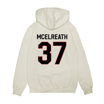 Georgia - NCAA Football : Benjamin McElreath - We're In Premium Hooded Sweatshirt-1