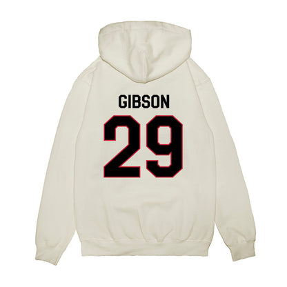 Georgia - NCAA Football : Isaiah Gibson - We're In Premium Hooded Sweatshirt-1