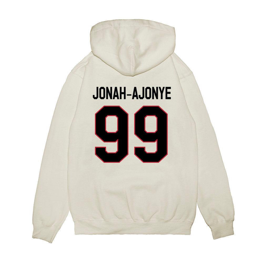 Georgia - NCAA Football : Joseph Jonah-Ajonye - We're In Premium Hooded Sweatshirt-1
