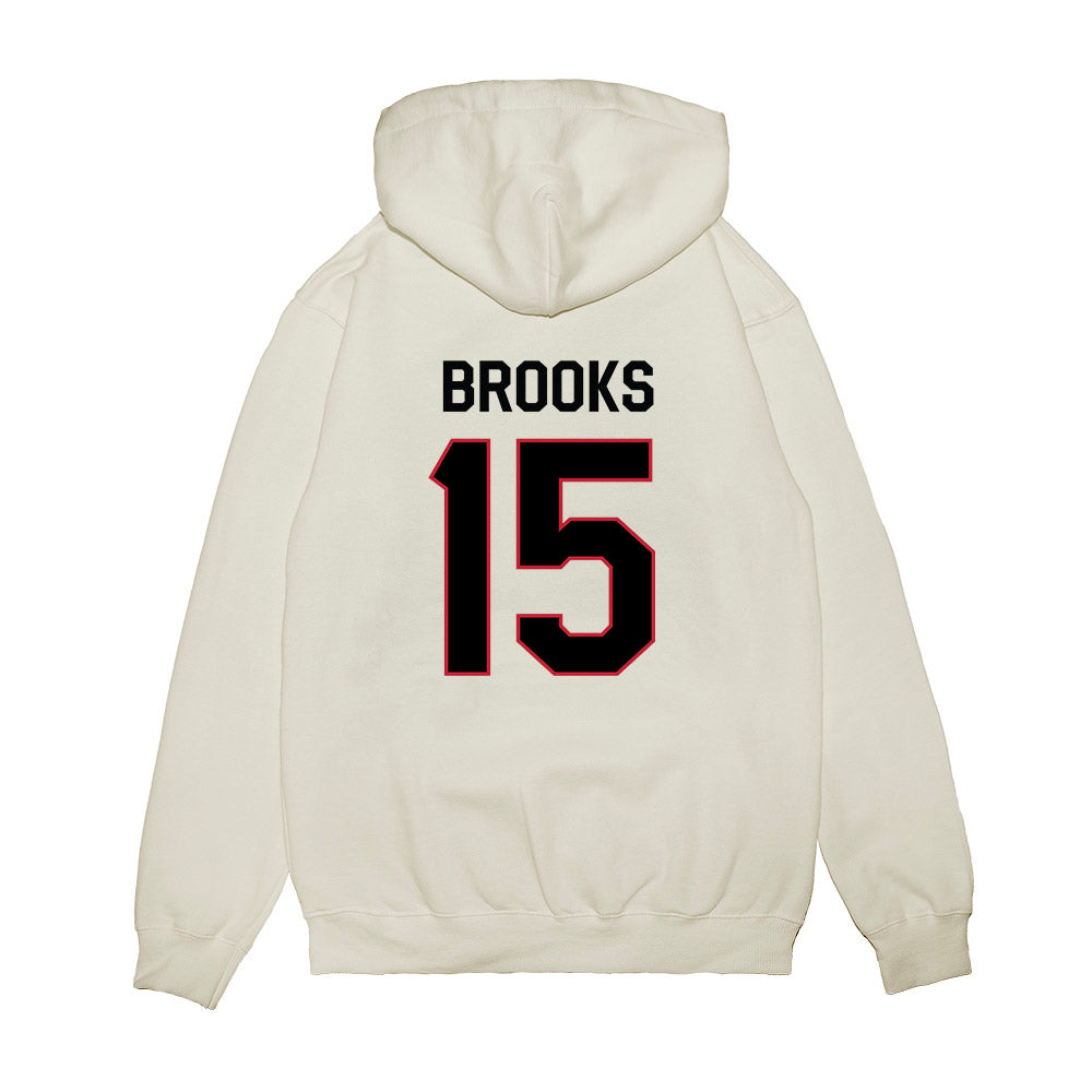 Georgia - NCAA Football : Khamari Brooks - We're In Premium Hooded Sweatshirt-1