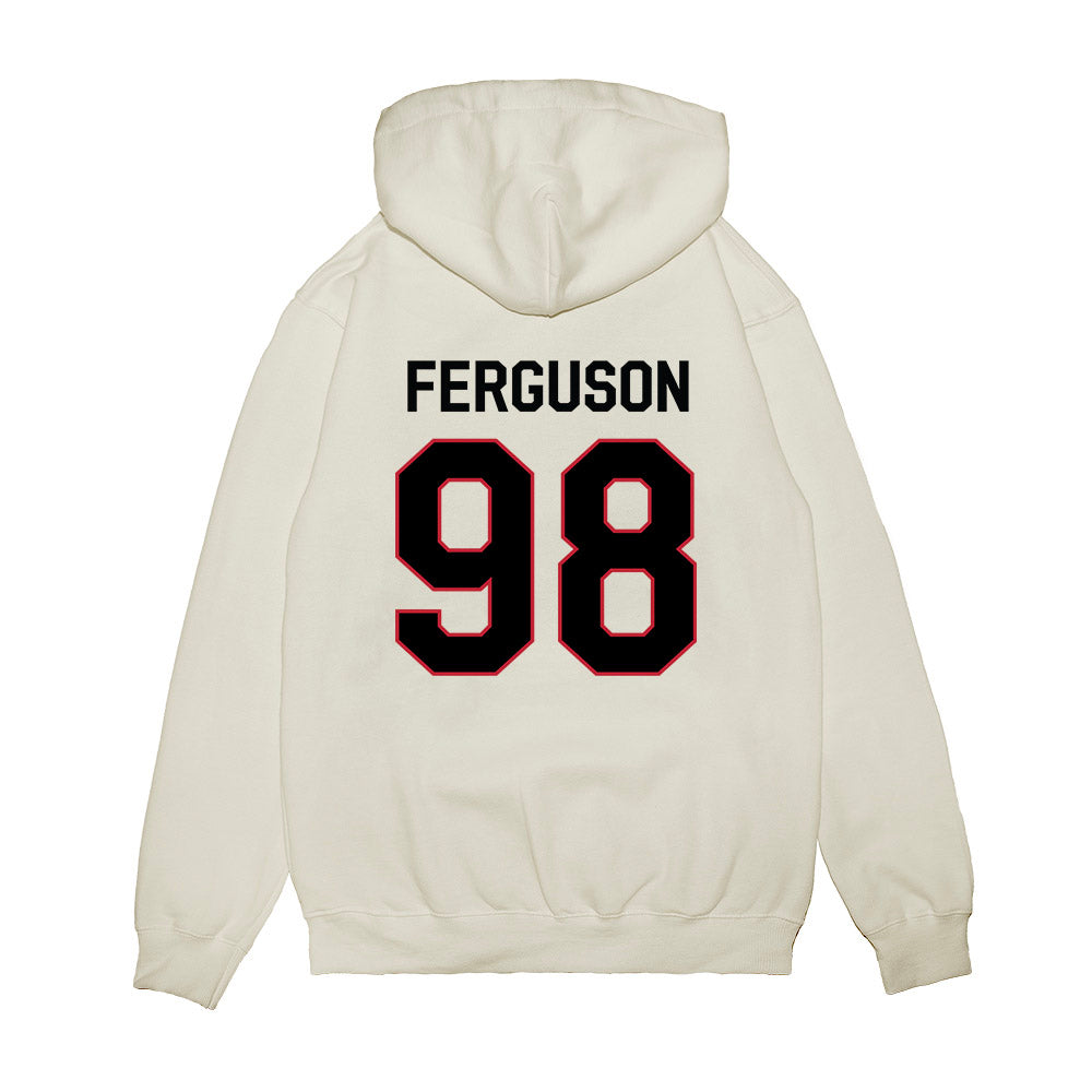 Georgia - NCAA Football : Connor Ferguson - We're In Premium Hooded Sweatshirt-1