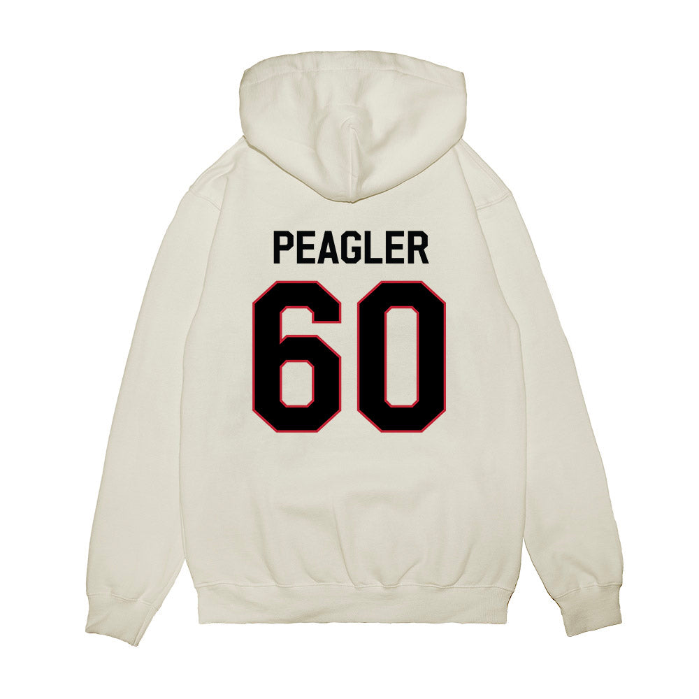 Georgia - NCAA Football : Henry Peagler - We're In Premium Hooded Sweatshirt-1