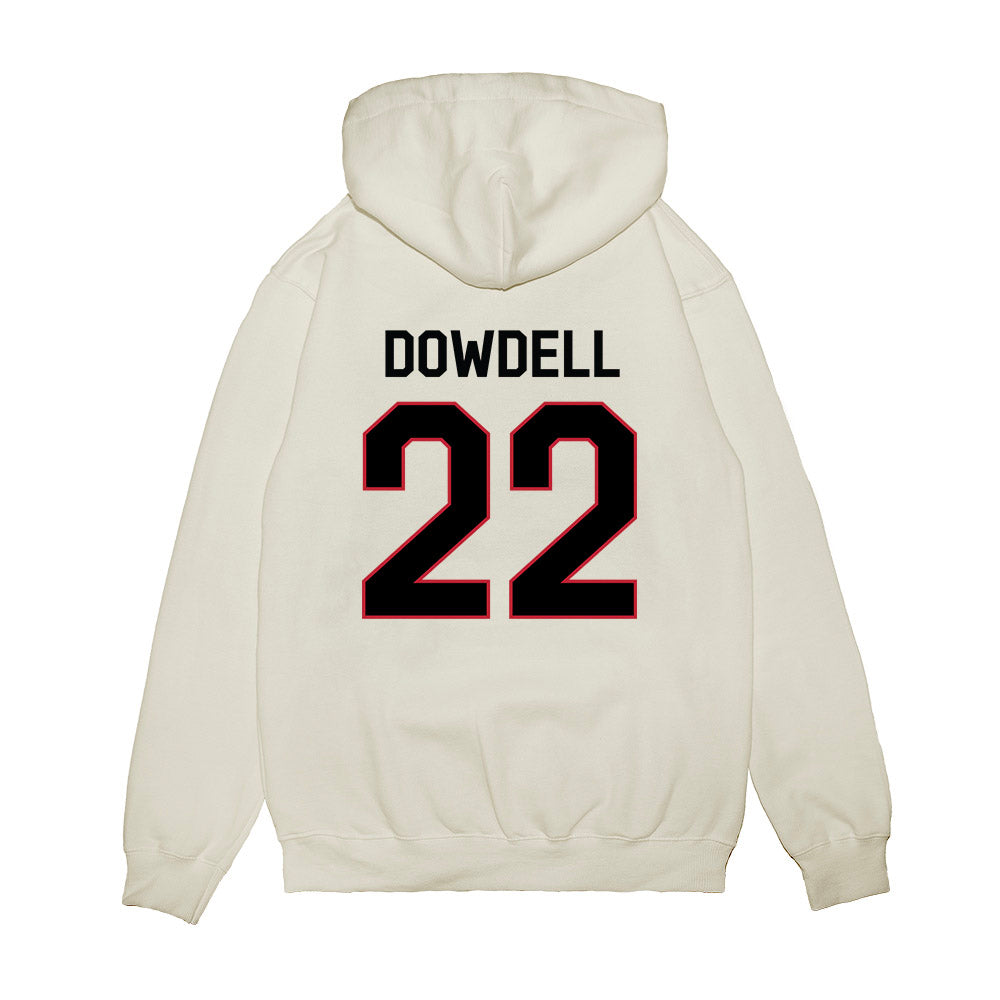 Georgia - NCAA Football : Dante Dowdell - We're In Premium Hooded Sweatshirt-1