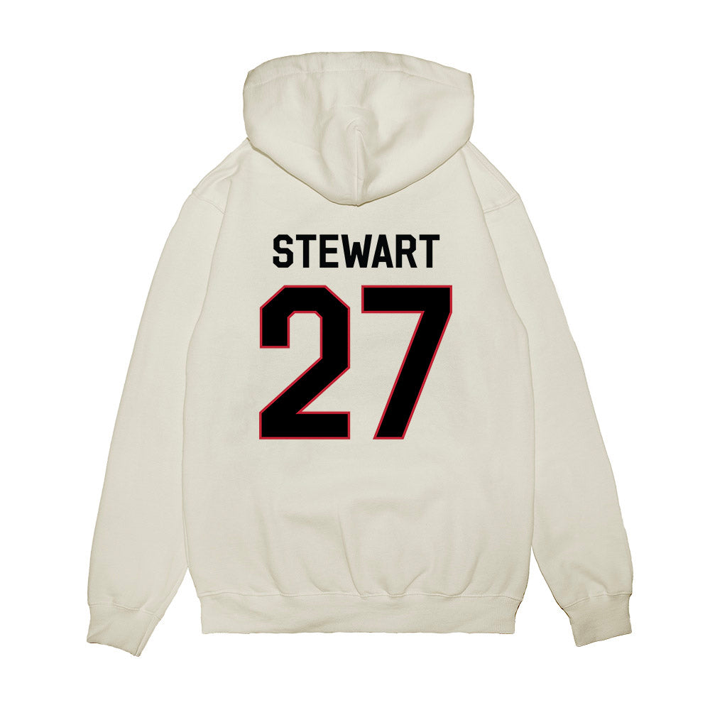 Georgia - NCAA Football : Blake Stewart - We're In Premium Hooded Sweatshirt-1