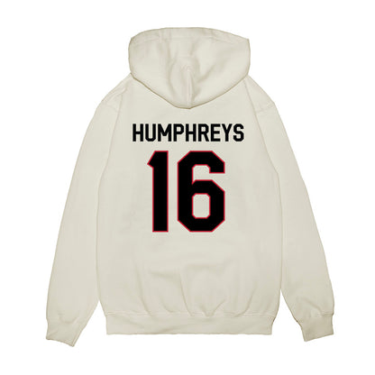 Georgia - NCAA Football : London Humphreys - We're In Premium Hooded Sweatshirt-1