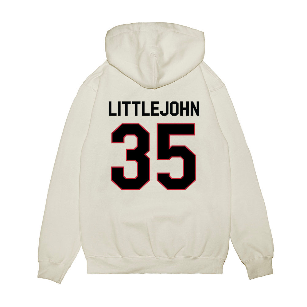 Georgia - NCAA Football : Elijah Littlejohn - We're In Premium Hooded Sweatshirt-1