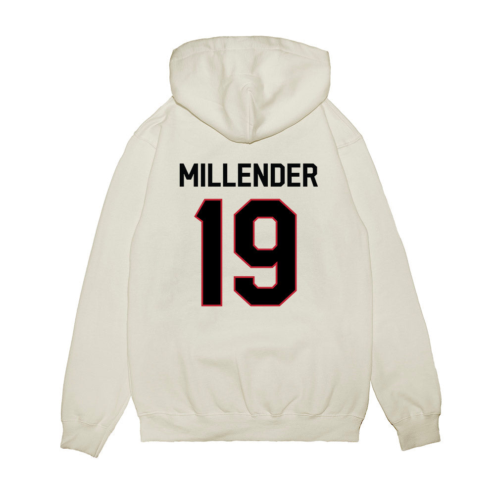 Georgia - NCAA Football : Hezekiah Millender - We're In Premium Hooded Sweatshirt-1