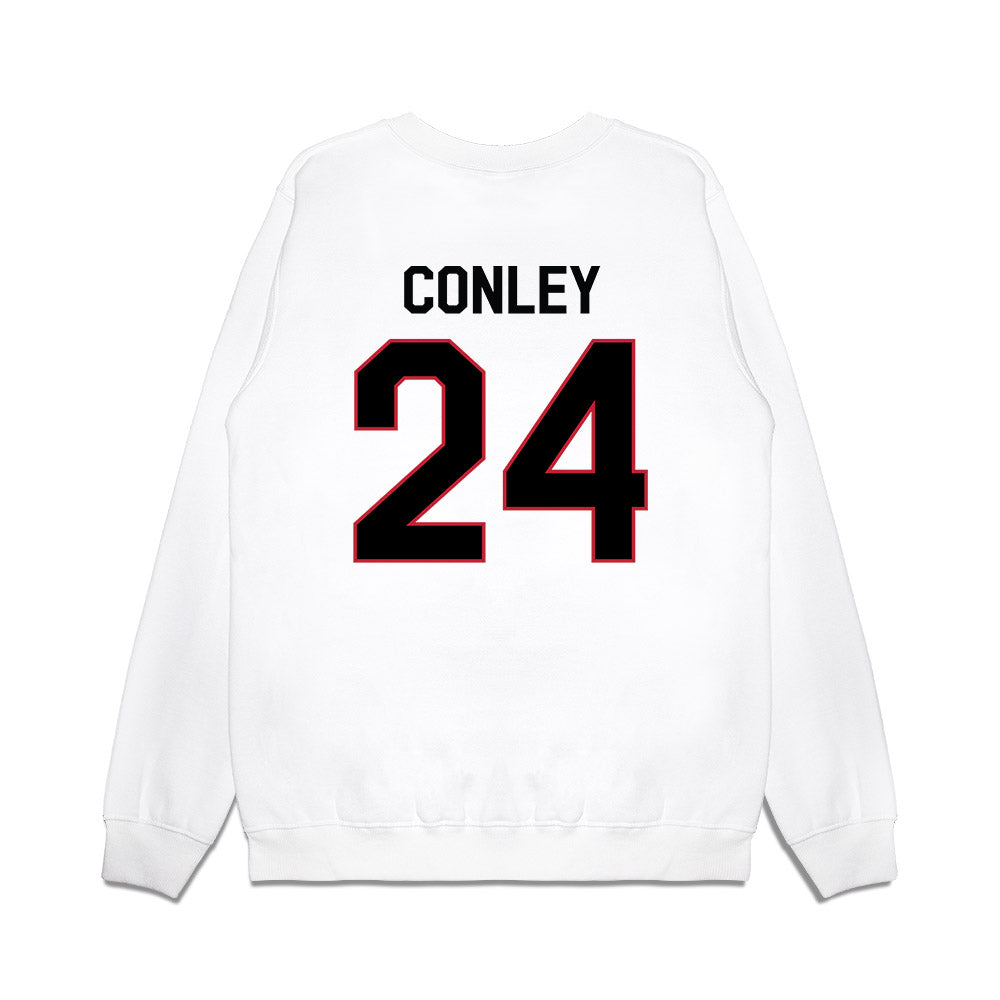 Georgia - NCAA Football : Braylon Conley - We're In Premium Crewneck Sweatshirt-1