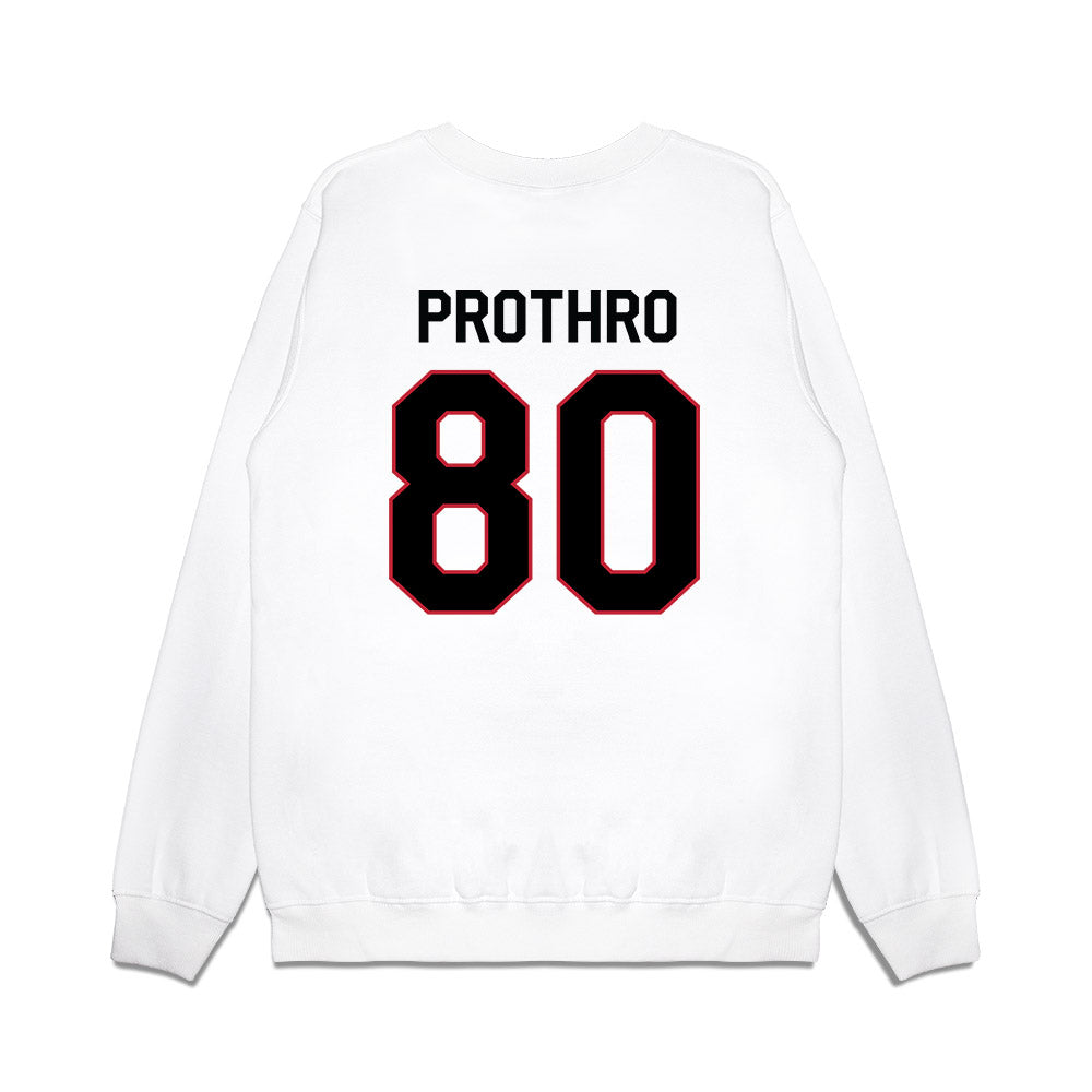 Georgia - NCAA Football : Kaiden Prothro - We're In Premium Crewneck Sweatshirt-1