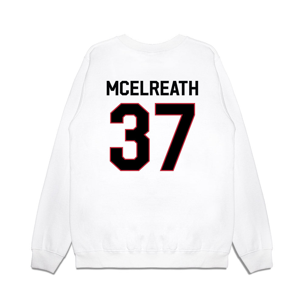 Georgia - NCAA Football : Benjamin McElreath - We're In Premium Crewneck Sweatshirt-1