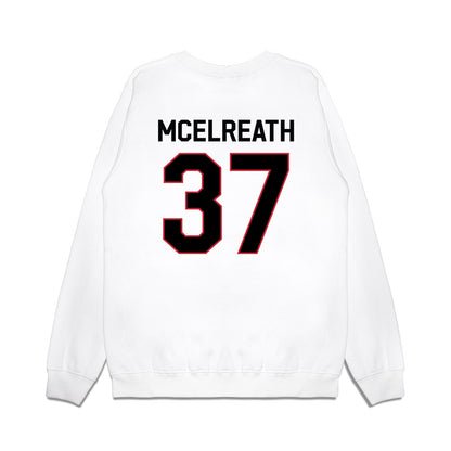 Georgia - NCAA Football : Benjamin McElreath - We're In Premium Crewneck Sweatshirt-1
