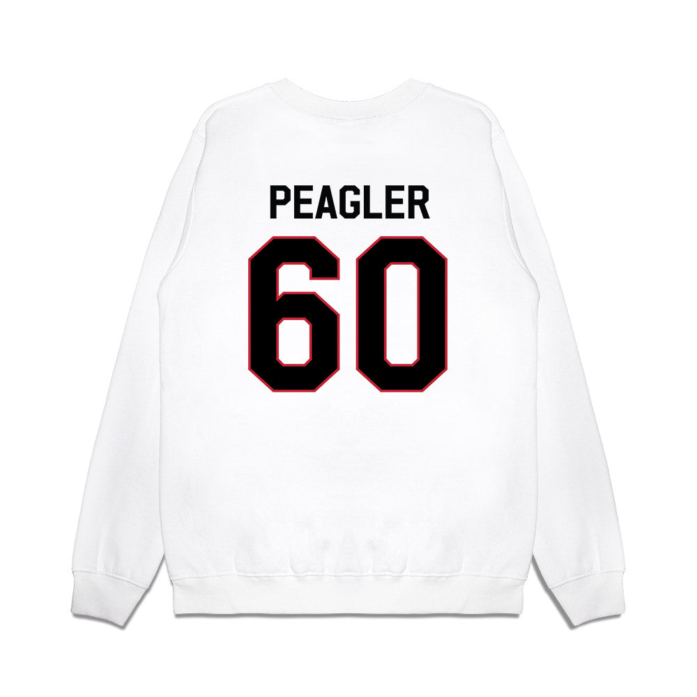 Georgia - NCAA Football : Henry Peagler - We're In Premium Crewneck Sweatshirt-1