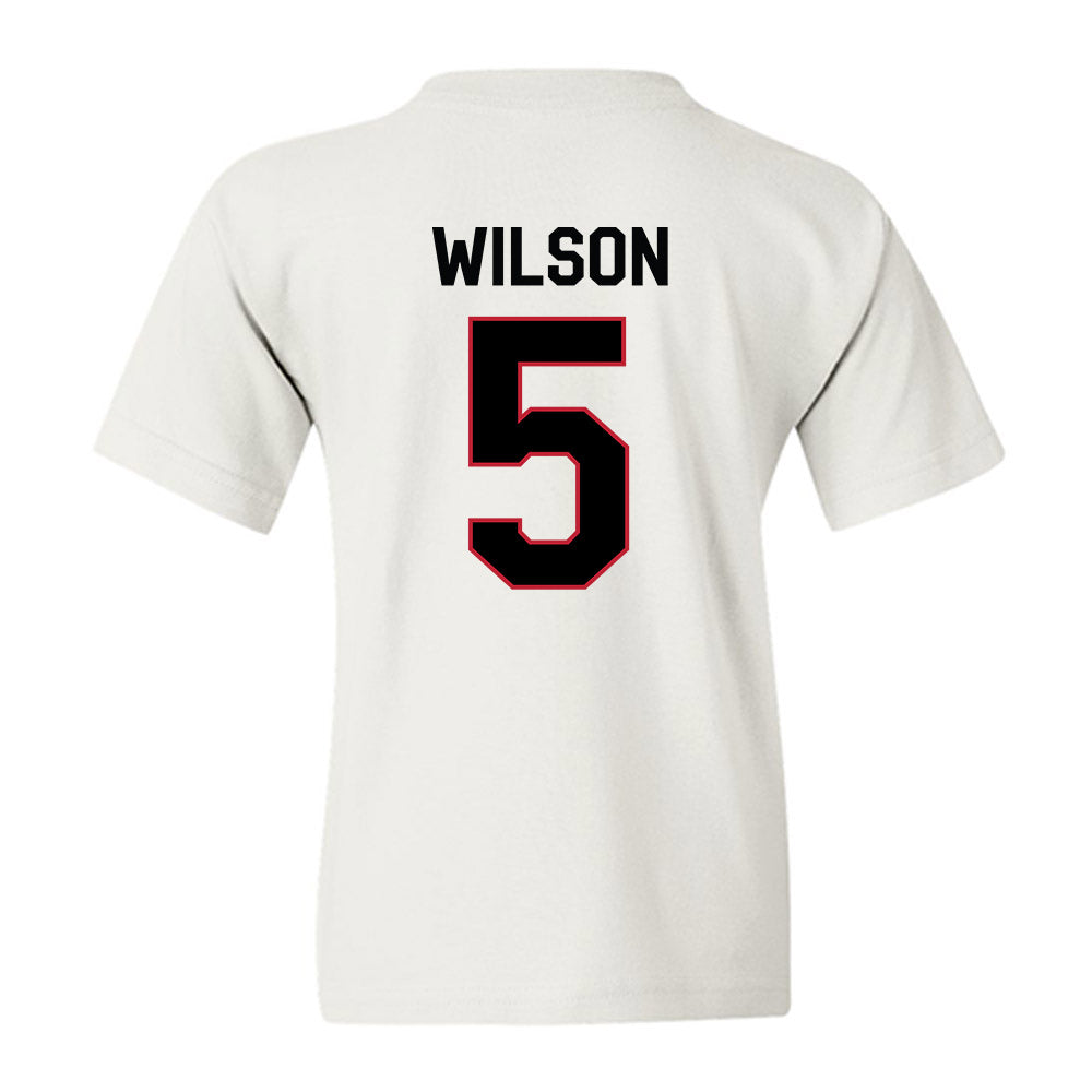Georgia - NCAA Football : Raylen Wilson - We're In Youth T-Shirt-1
