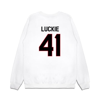 Georgia - NCAA Football : Carter Luckie - We're In Premium Crewneck Sweatshirt-1