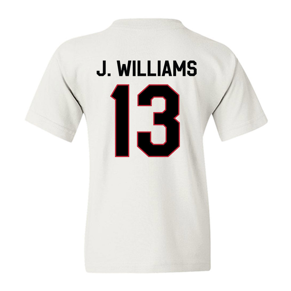 Georgia - NCAA Football : Tyler J. Williams - We're In Youth T-Shirt-1