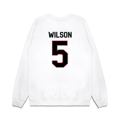 Georgia - NCAA Football : Raylen Wilson - We're In Premium Crewneck Sweatshirt-1