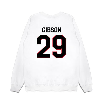 Georgia - NCAA Football : Isaiah Gibson - We're In Premium Crewneck Sweatshirt-1