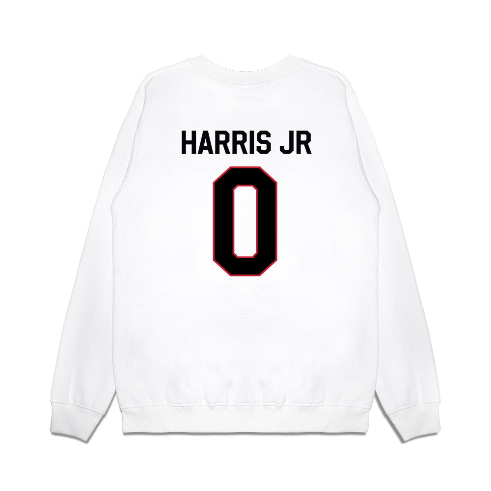 Georgia - NCAA Football : Gabe Harris Jr. - We're In Premium Crewneck Sweatshirt-1