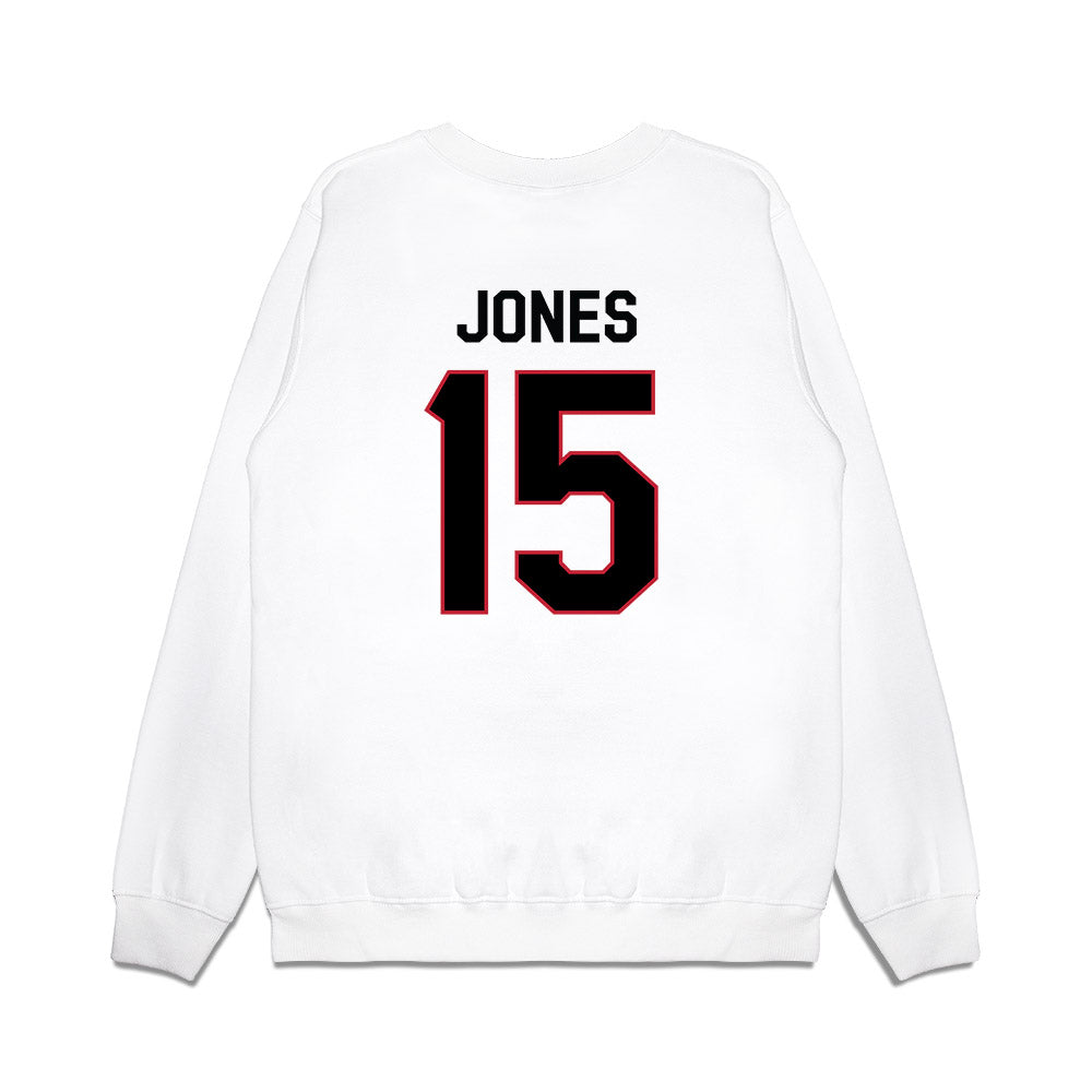 Georgia - NCAA Football : Demello Jones - We're In Premium Crewneck Sweatshirt-1