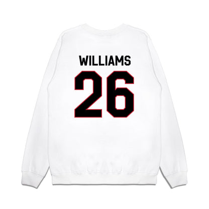 Georgia - NCAA Football : Gentry Williams - We're In Premium Crewneck Sweatshirt-1