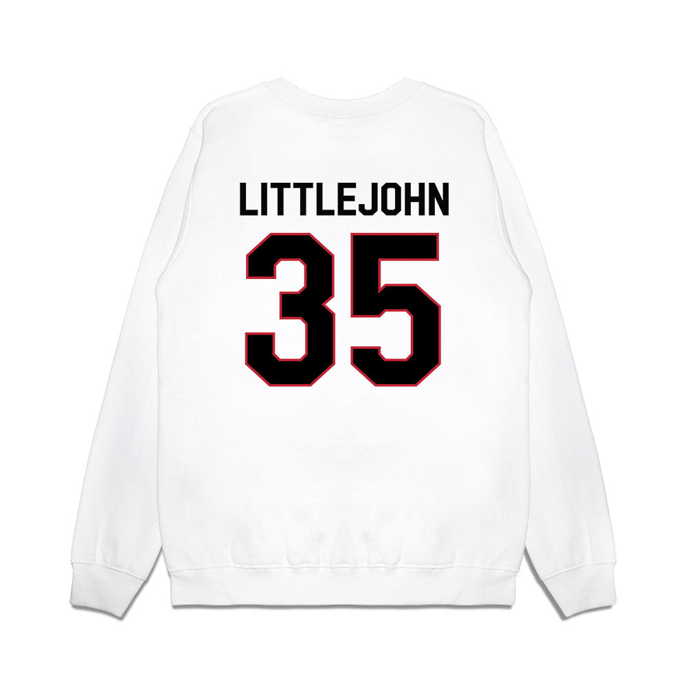 Georgia - NCAA Football : Elijah Littlejohn - We're In Premium Crewneck Sweatshirt-1