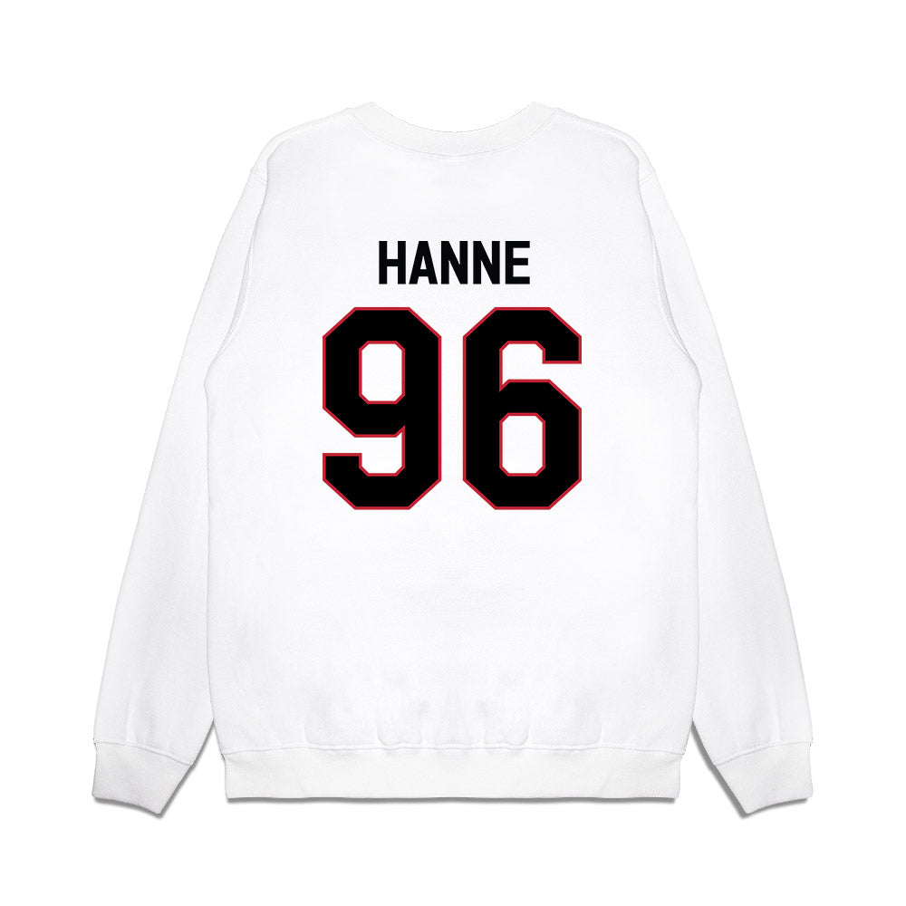 Georgia - NCAA Football : JJ Hanne - We're In Premium Crewneck Sweatshirt-1