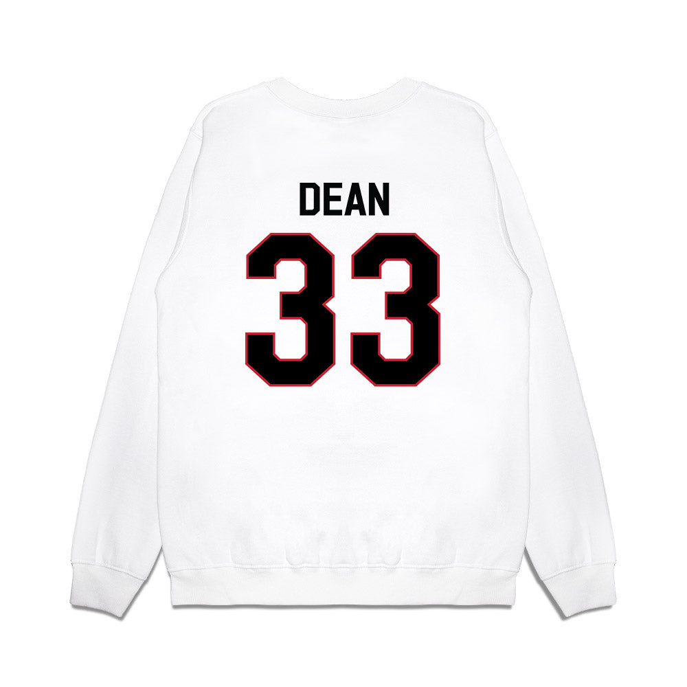 Georgia - NCAA Football : Pierre Dean - We're In Premium Crewneck Sweatshirt-1