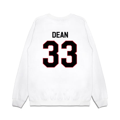Georgia - NCAA Football : Pierre Dean - We're In Premium Crewneck Sweatshirt-1