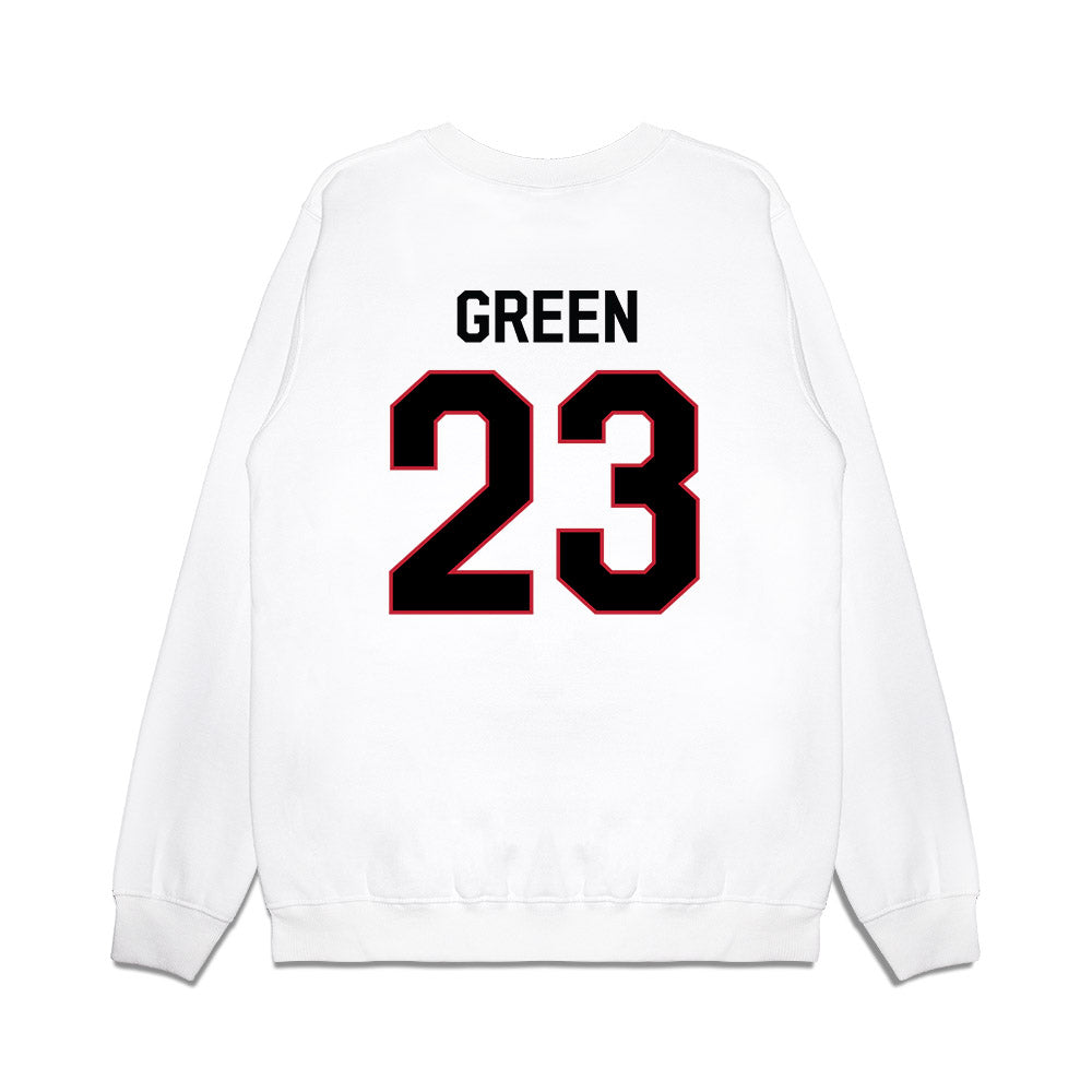 Georgia - NCAA Football : Tyriq Green - We're In Premium Crewneck Sweatshirt-1