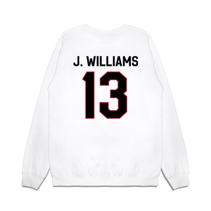 Georgia - NCAA Football : Tyler J. Williams - We're In Premium Crewneck Sweatshirt-1