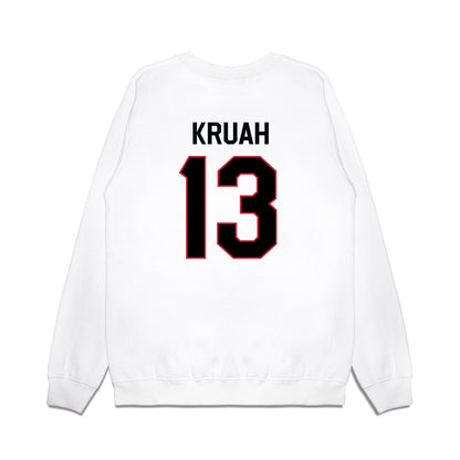 Georgia - NCAA Football : AJ Kruah - We're In Premium Crewneck Sweatshirt-1