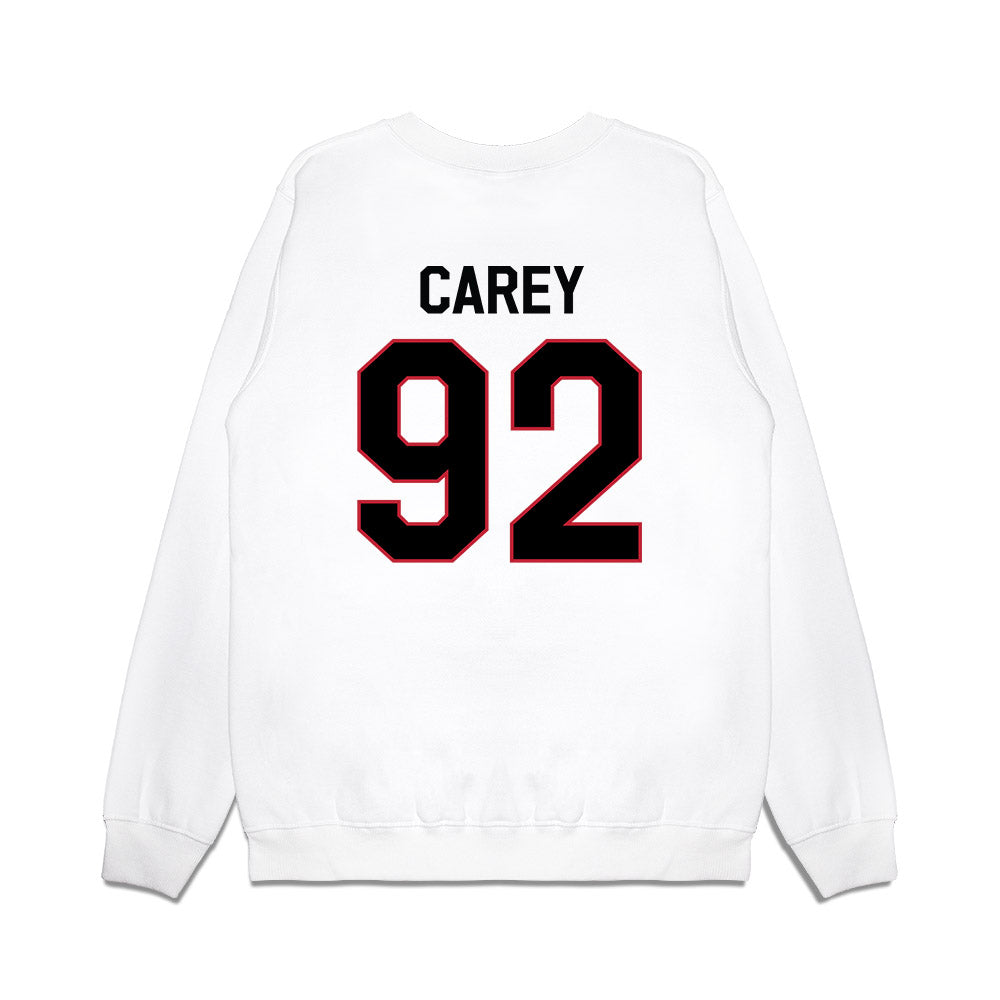 Georgia - NCAA Football : Preston Carey - We're In Premium Crewneck Sweatshirt-1
