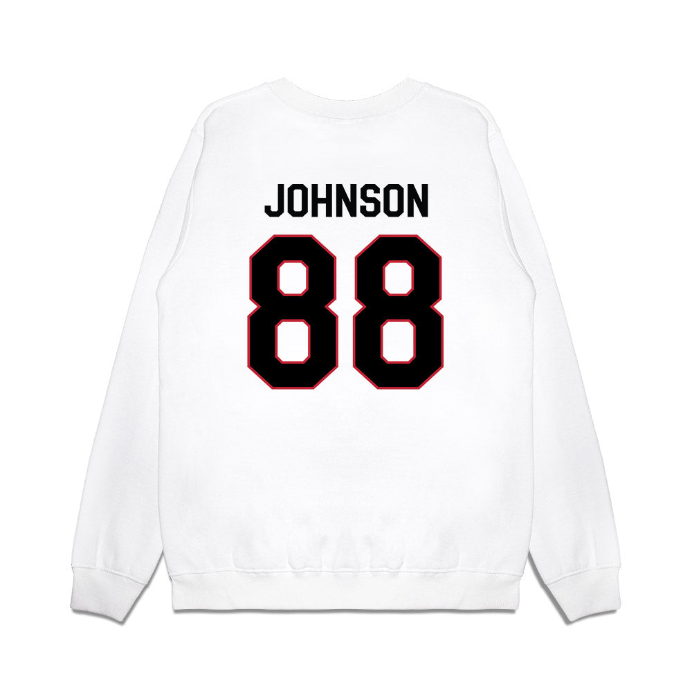 Georgia - NCAA Football : Nasir Johnson - We're In Premium Crewneck Sweatshirt-1