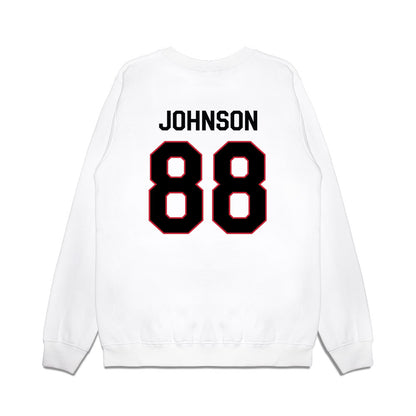 Georgia - NCAA Football : Nasir Johnson - We're In Premium Crewneck Sweatshirt-1