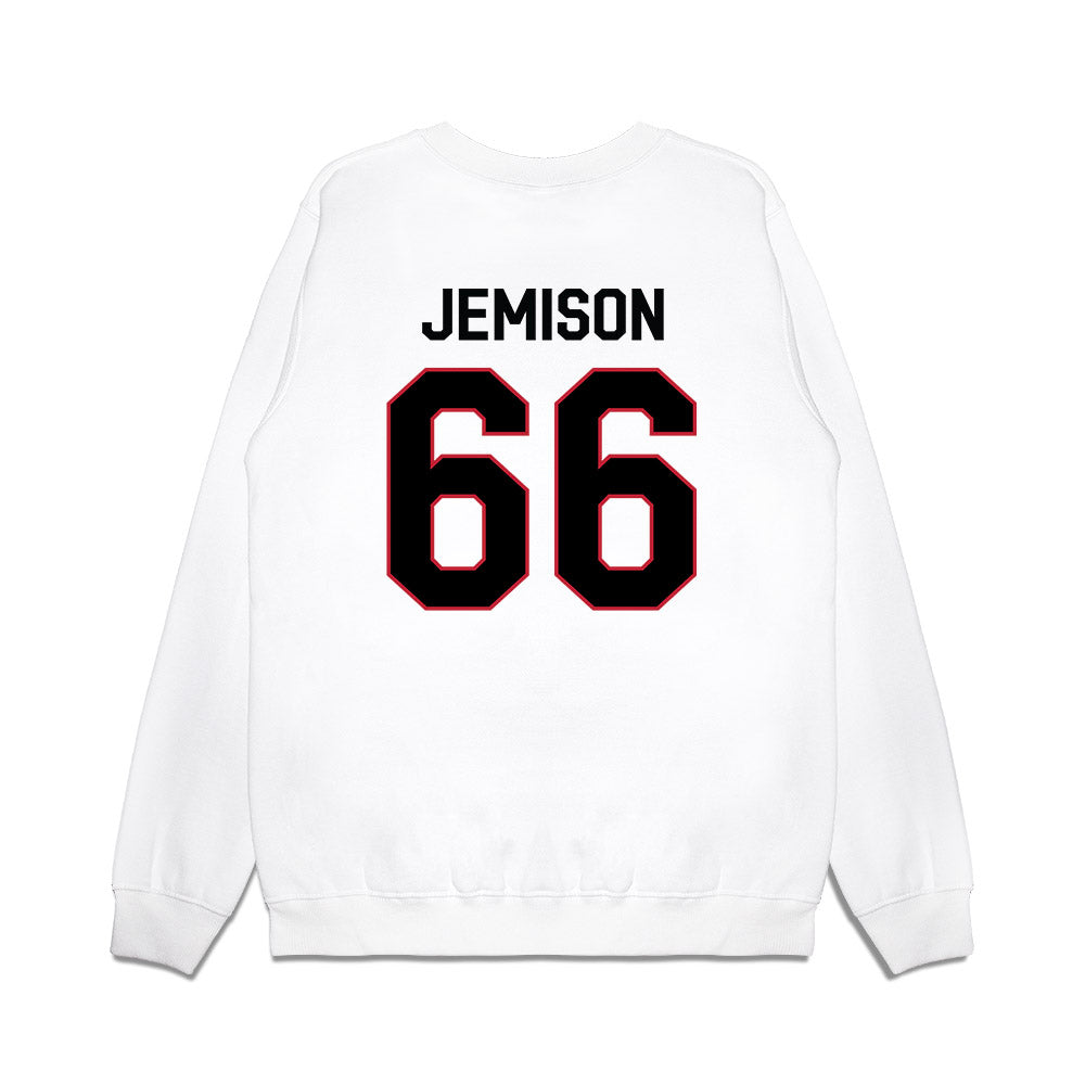 Georgia - NCAA Football : Tyreek Jemison - We're In Premium Crewneck Sweatshirt-1