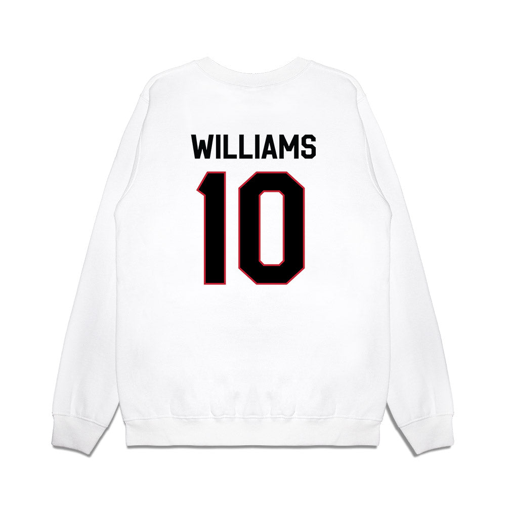 Georgia - NCAA Football : Elyiss Williams - We're In Premium Crewneck Sweatshirt-1