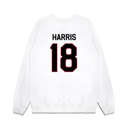Georgia - NCAA Football : Caden Harris - We're In Premium Crewneck Sweatshirt-1
