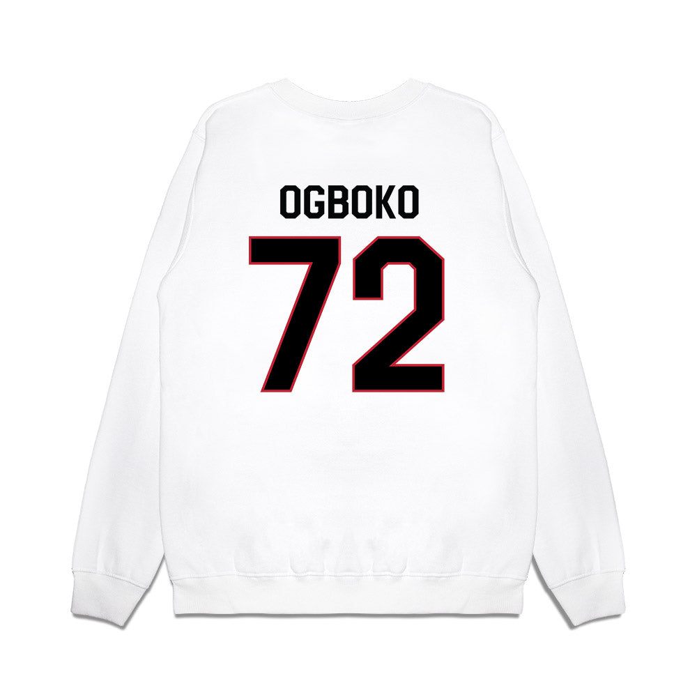 Georgia - NCAA Football : Ekene Ogboko - We're In Premium Crewneck Sweatshirt-1