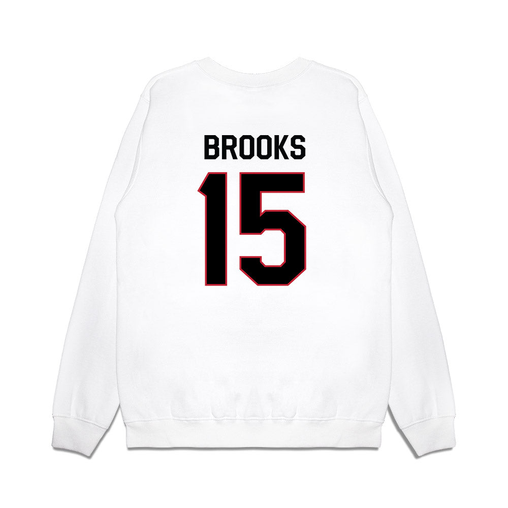 Georgia - NCAA Football : Khamari Brooks - We're In Premium Crewneck Sweatshirt-1