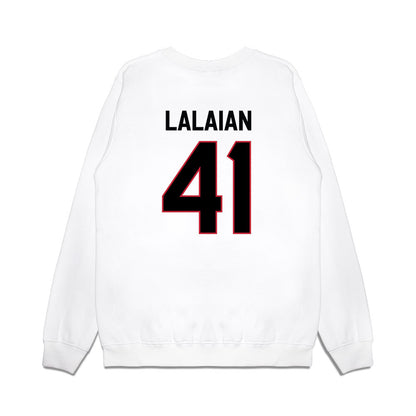 Georgia - NCAA Football : David Lalaian - We're In Premium Crewneck Sweatshirt-1