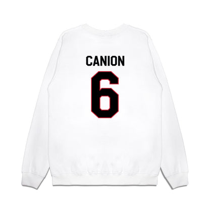 Georgia - NCAA Football : Isiah Canion - We're In Premium Crewneck Sweatshirt-1